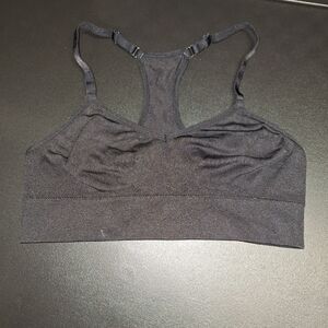 Gray Women's Sports Bra